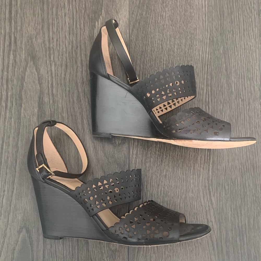 Tory Burch wedges with cut outs